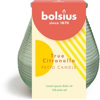 Bolsius bougie citronnelle Olympic vert - bougie d'extérieur parfumée citronnelle