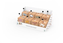 Speedy Monkey boîte à musique jungle forêt bois FSC 9x6x6cm cadeau enfant