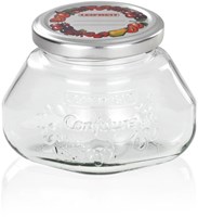 Leifheit inmaakglas glas 1/4 ltr 6st