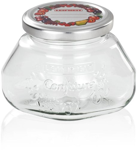 Leifheit inmaakglas glas 1/4 ltr 6st