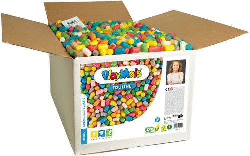 PlayMais Bastelsteine Nachfüllpackung - kreatives Spielzeug - 6300 Stück