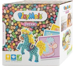 PlayMais Mosaik Bastelset Pony - kreatives Spielzeug für Kinder