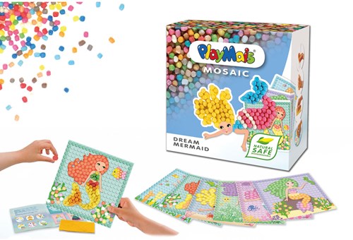 PlayMais mosaïque sirène kit créatif pour enfants - jouet créatif-2