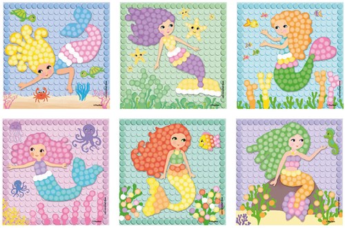 PlayMais mosaïque sirène kit créatif pour enfants - jouet créatif-3