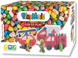 PlayMais Kreativ-Bauset Feuerwehrauto - nachhaltiges Spielzeug