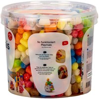 PlayMais seau de loisirs créatifs avec plus de 600 pièces de jouet colorées-2