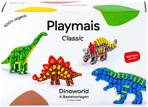 PlayMais Bastelset Dinoworld - 800 Teile kreatives Spielzeug