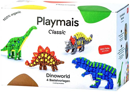 PlayMais Bastelset Dinoworld - 800 Teile kreatives Spielzeug-3
