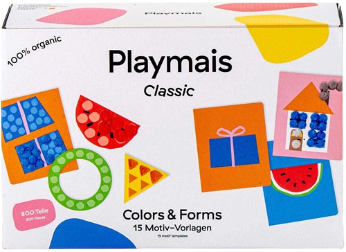 PlayMais Bastelset Classic Farben und Formen - 800 Stück kreatives Spielzeug