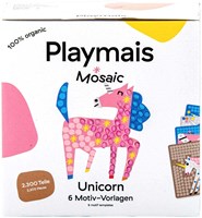 PlayMais Bastelset Einhorn Mosaik - 2300 bunte Teile Spielzeug
