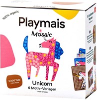 PlayMais Bastelset Einhorn Mosaik - 2300 bunte Teile Spielzeug-3