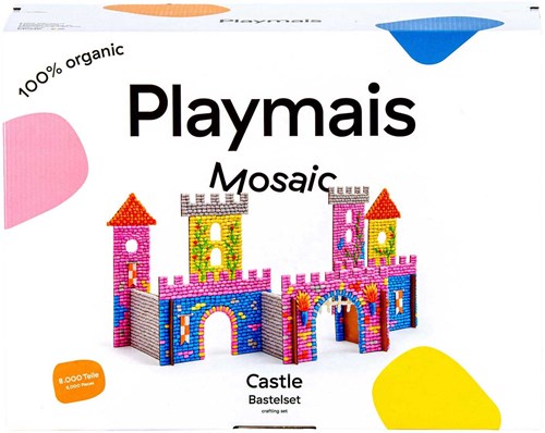 PlayMais Bastelset Schloss Mosaik - 8000 Teile kreatives Spielzeug