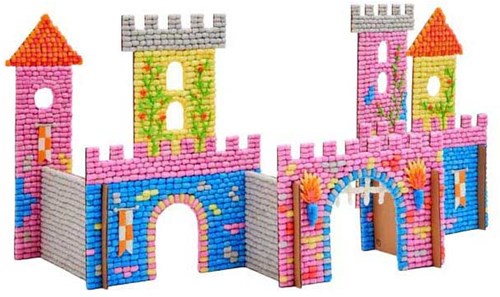 PlayMais Bastelset Schloss Mosaik - 8000 Teile kreatives Spielzeug-2