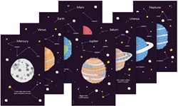 PlayMais Bastelset Sonnensystem Karten Mosaik Lernspielzeug