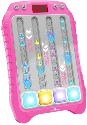 Gear2Play Rhythmusspiel elektronische Spielkonsole rosa Geschicklichkeitsspiel-2
