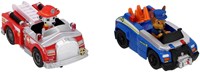 Carrera 369-3033 FIRST PAW PATROL On the Track 2,4m Rennstrecken-Set | 2 ferngesteuerte Fahrzeuge mit Chase und Marshall | mit Handregler & Streckenteilen | Spielzeug für Kinder ab 3 Jahren-3