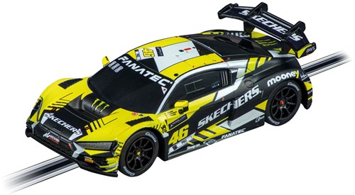 Carrera Rennauto Audi R8 Valentino Rossi Slotcar Modell 1:43-2