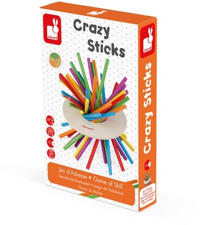 Geschicklichkeitsspiel "Crazy Sticks" Holz
