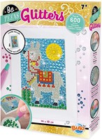 Buki Glitzer Lama Bastelset - Kreatives Mosaik mit Steinchen-3