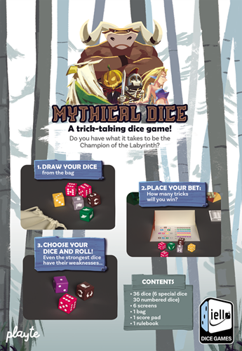 Asmodee jeu de dés Mythical Dice jeu éducatif pour enfants-3