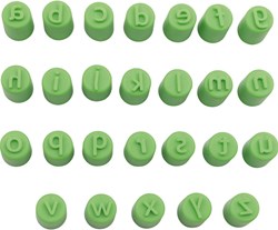 Eduplay Alphabet Spielzeug Fingerstempel Kleinbuchstaben Lernspaß