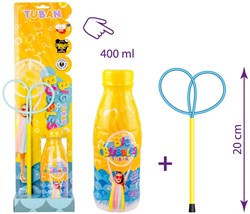Tuban Seifenblasen-Set Mini Butterfly mit Ring und Flüssigkeit 400 ml