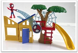 Spidey And Friends playground scene playset