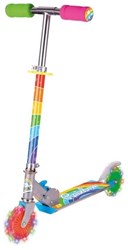 Trottinette Rainbow avec roues lumineuses - trottinette colorée pour enfants