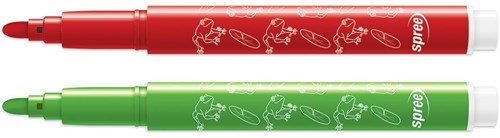 Harlekijn Filzstifte Set 12 Farben - Kreative Marker für Kinder-2