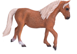 Mojo Horses Spielzeugpferd Morgan Hengst Braun - 381021