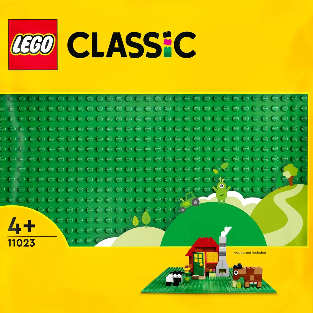 LEGO Classic grüne Bauplatte 32x32 - 11023 Bausteine Basis
