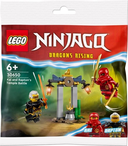 LEGO Ninjago Tempel Bauset Kai und Rapton - Spielset 30650
