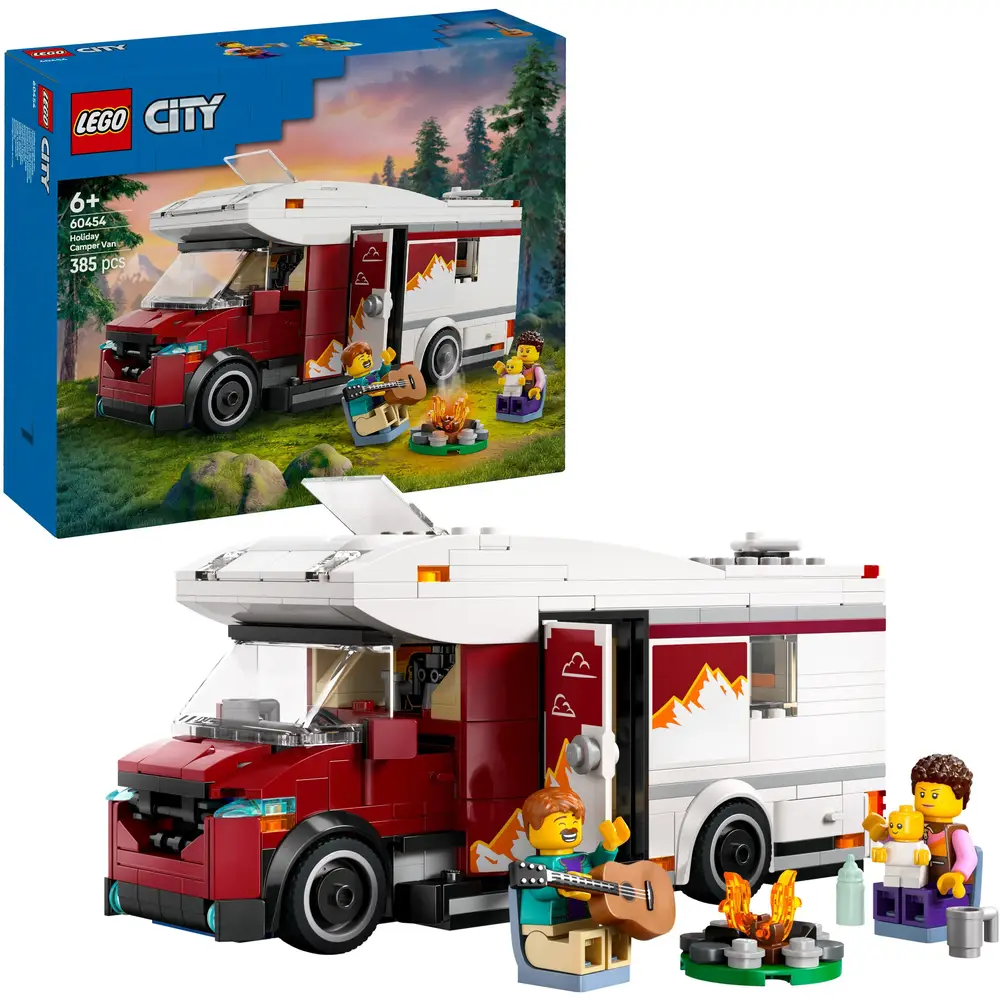 LEGO City Abenteuer Wohnmobil Fahrzeugset - Urlaub Spielzeug
