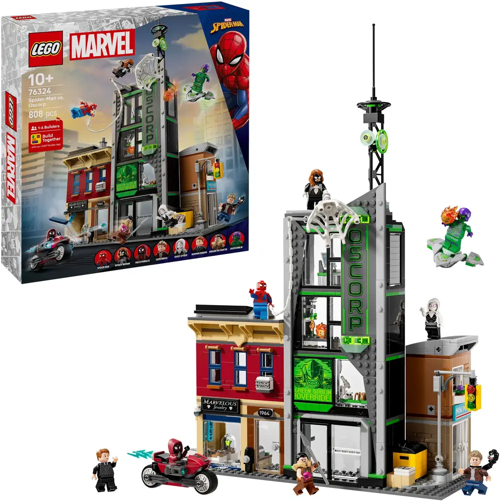 LEGO Super Heroes Spider-Man vs. Oscorp Bauset - Spielspaß