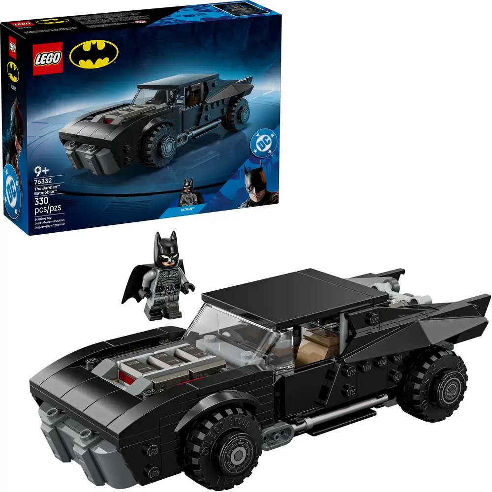 LEGO DC Batman Batmobile Bauset - Superhelden Auto Spielzeug 76332