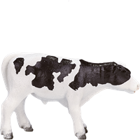 Mojo Jouet de ferme Veau Holstein debout - 387061-2
