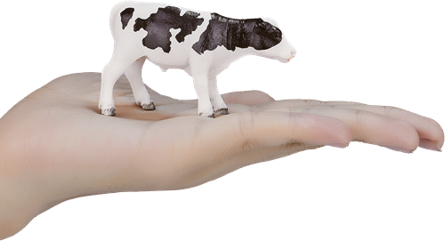 Mojo Jouet de ferme Veau Holstein debout - 387061-3