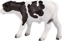 Mojo Farm speelgoed Holstein Kalf staand - 387061