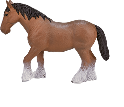 Mojo Horses Spielzeug Clydesdale Pferd Braun - 387070
