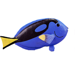 Mojo Sealife Spielzeug Blau Tang Fisch - 387269