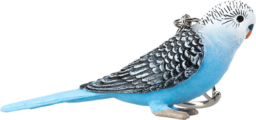 Mojo Farm & Pets Sleutelhanger Grasparkiet Blauw - 387459