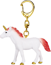 Mojo Fantasy Schlüsselanhänger Einhorn stehend rot - 387481