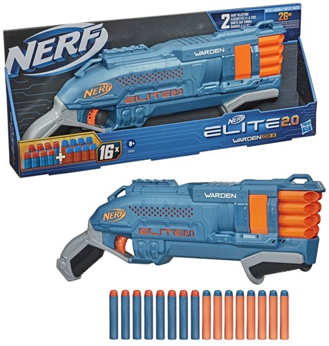 Hasbro Nerf Blaster Elite 2.0 Warden DB-8 Spielzeug-3