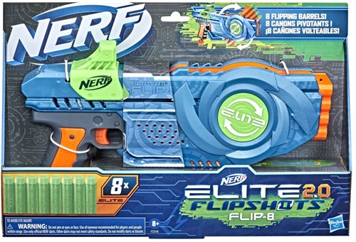 Hasbro Nerf Blaster Elite 2.0 Flip 8 mit 8 Darts