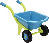 Ecoiffier brouette jouet bleu-vert avec 2 roues plastique-2