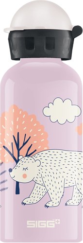 SIGG gourde - bouteille enfant aluminium 0,4l sans BPA vert violet