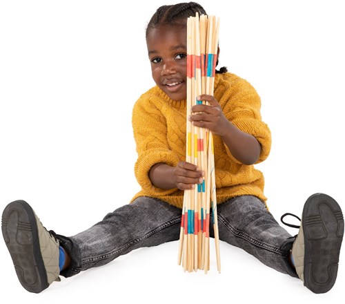 Creative Craft Group Mikado Spiel XL Holzstäbe 50cm - 41 Stück-3