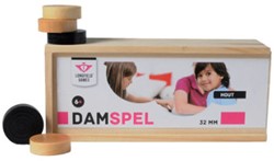Pions de jeu de dames Longfield Games dans une boîte de 32 mm