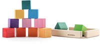 Ocamora cubes jouet en bois éducatif multicolore dès 3 ans