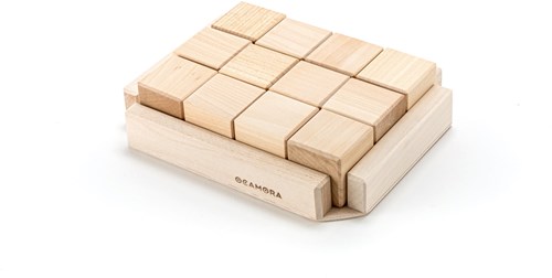 Ocamora cubes jouet en bois éducatif multicolore dès 3 ans-3